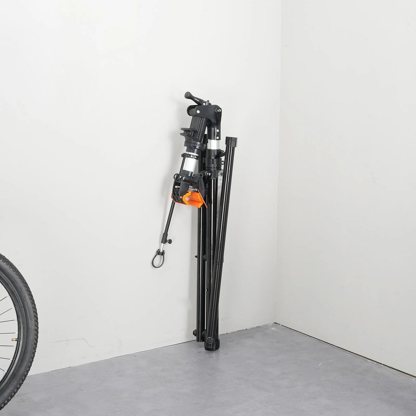 VEVOR Bike Repair Stand, 66 Lbs Heavy-Duty Aluminum Bicycle Repair Stand, Adjustable Height Bike Maintenance Workstand with Magnetic Tool Tray Telescopic Arm, Foldable Bike Work Stand for Home, Shops