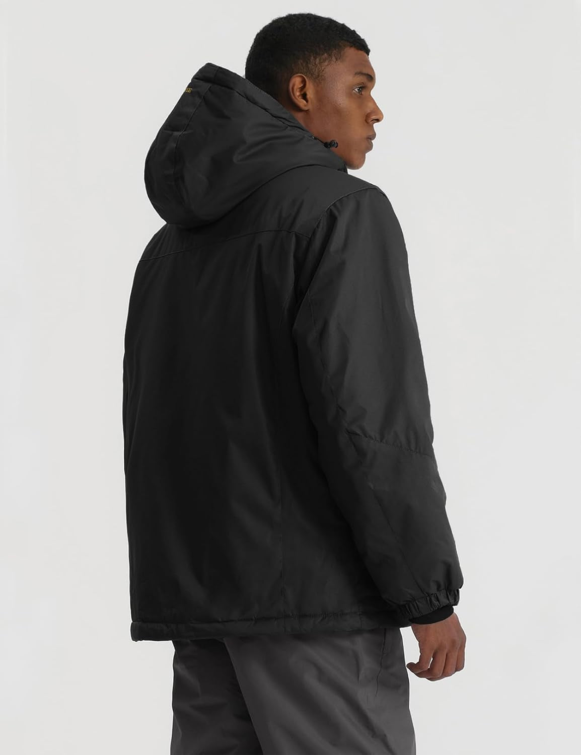 GEMYSE Men'S Mountain Waterproof Ski Snow Jacket Winter Windproof Rain Jacket
