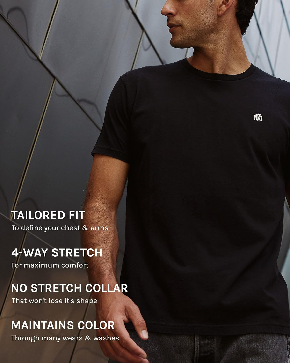 INTO the AM Mens T Shirt Packs - Short Sleeve Crew Neck Soft Fitted Tees S - 4XL Fresh Classic Tshirts