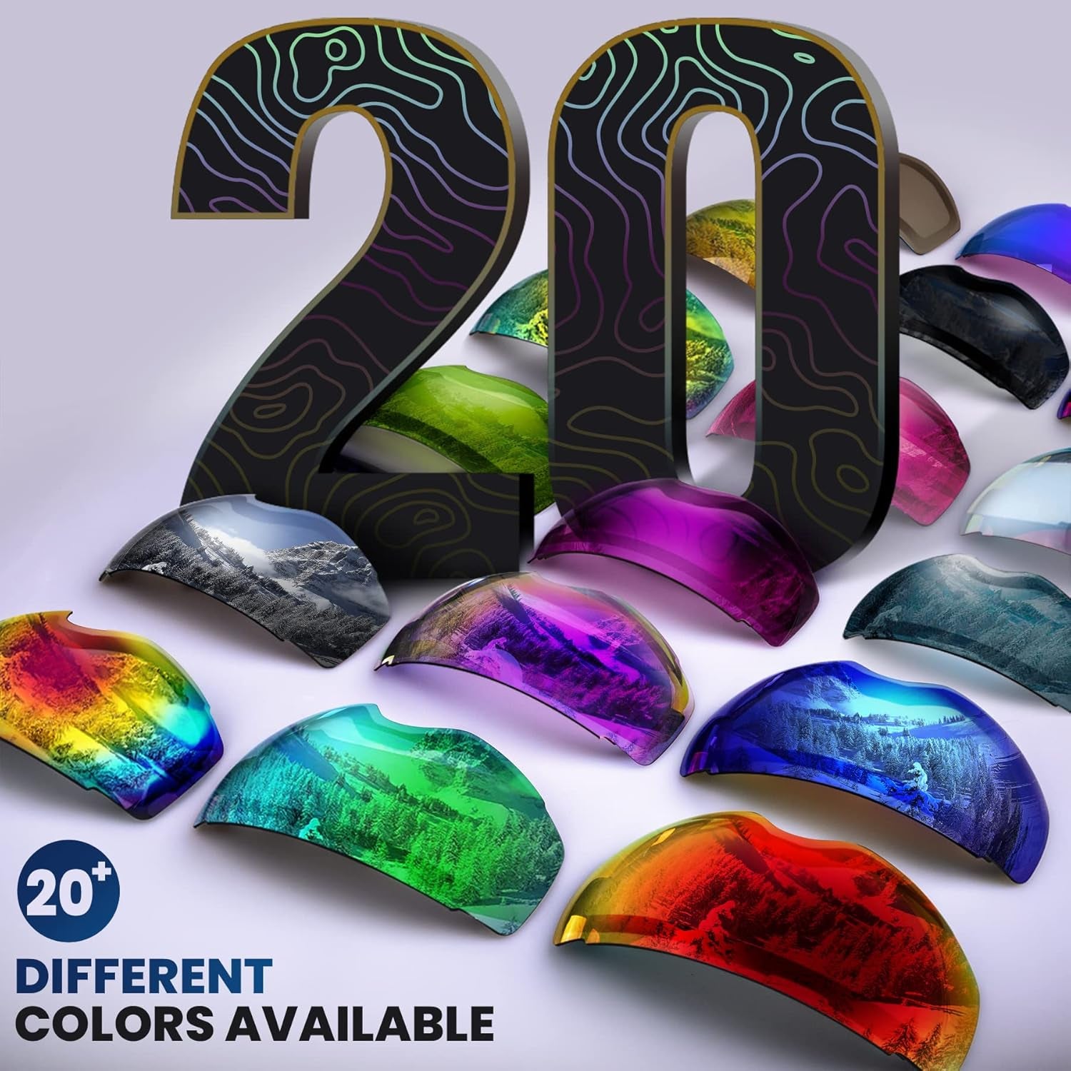 Outdoormaster Ski Goggles PRO Replacement Lens - 20+ Choices