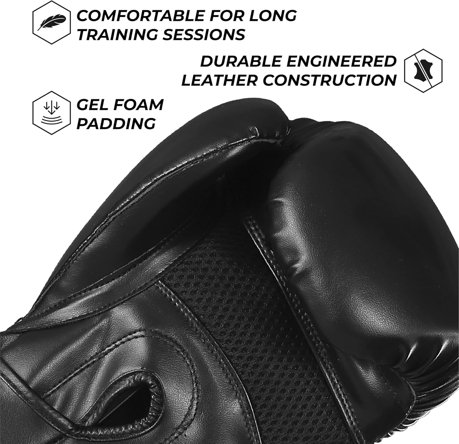Sanabul Essential Gel Boxing Gloves for Men & Women, Kickboxing MMA, Muay Thai Gloves and Heavy Bag Training Punching & Sparring