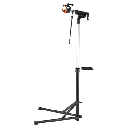 VEVOR Bike Repair Stand, 66 Lbs Heavy-Duty Aluminum Bicycle Repair Stand, Adjustable Height Bike Maintenance Workstand with Magnetic Tool Tray Telescopic Arm, Foldable Bike Work Stand for Home, Shops